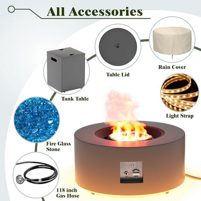 Dark Gray - Warm LED