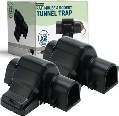 Includes 2 Heavy Duty Tunnel Traps