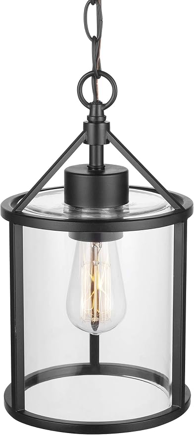 Black, Clear Glass