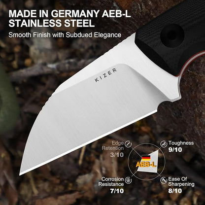 AEB-L Blade+ Black G10 Handle