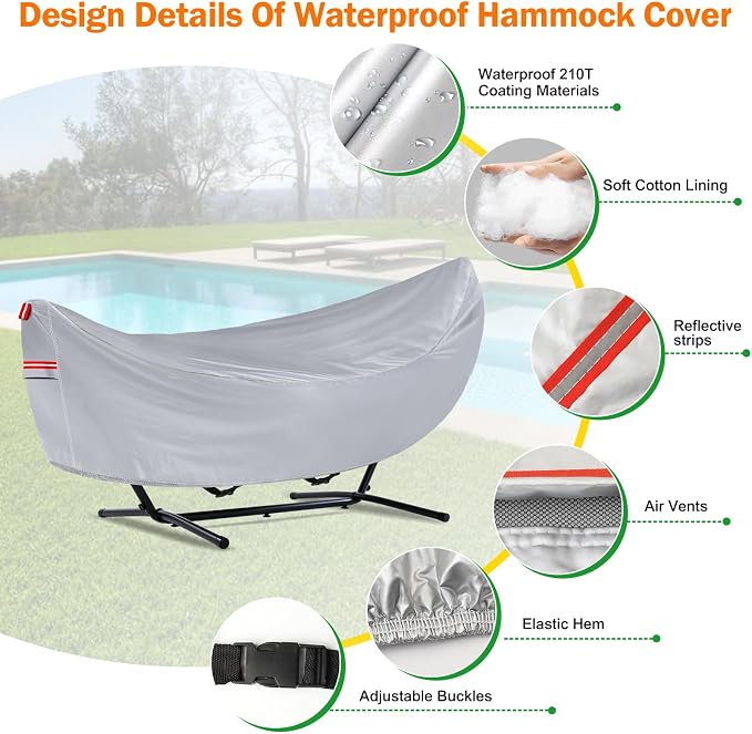 11ft Hammock Cover-silver