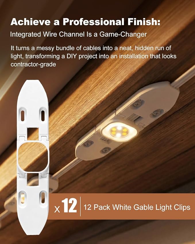 12Pcs White
