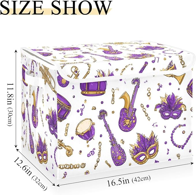 Purple Mask Instrument Shrove Tuesday