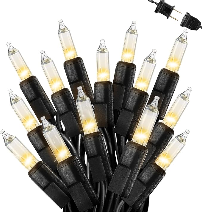 Warm White Light Black Wire