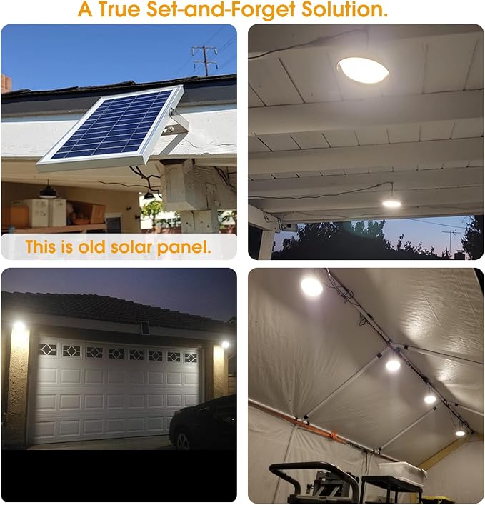 Dualhead solar pendant light
