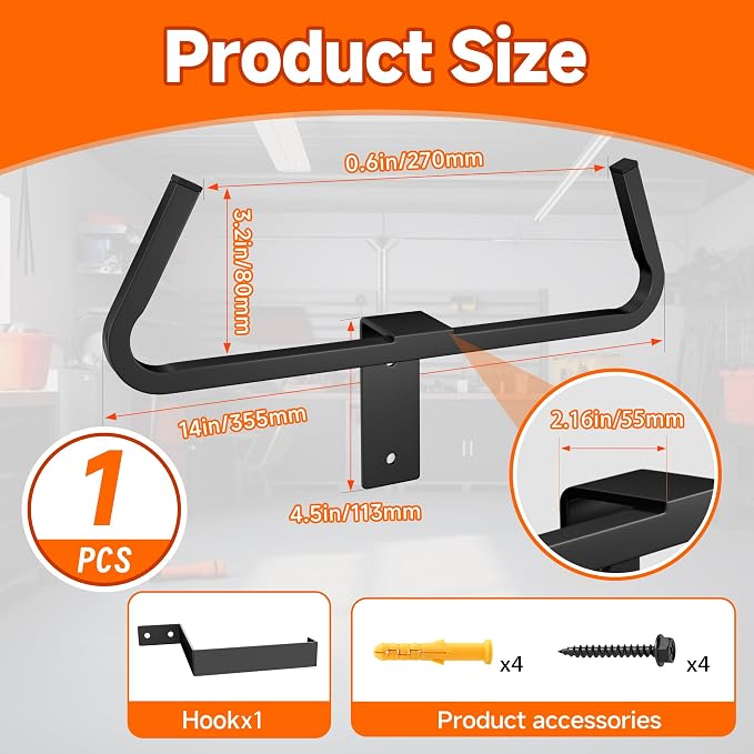 Blower Rack with Hose Holder-1PCS