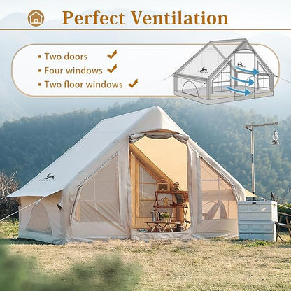 9.8 x 6.8 x 6.5ft(3-4 person)