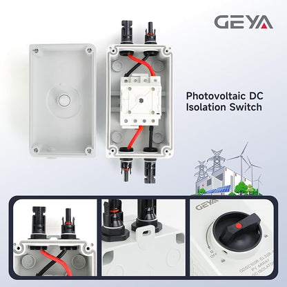 Solar Disconnect Switch with waterproof case