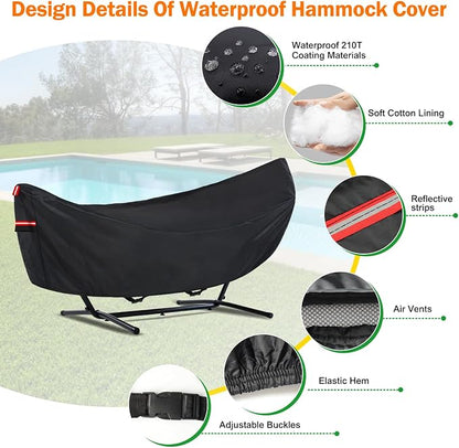 11ft Hammock Cover-black
