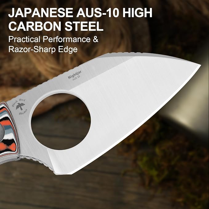 Multicolored Micarta Handle