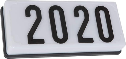 White Frame With Black Numbers