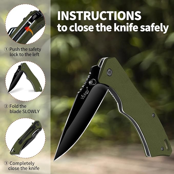 Green Handle + Black Blade