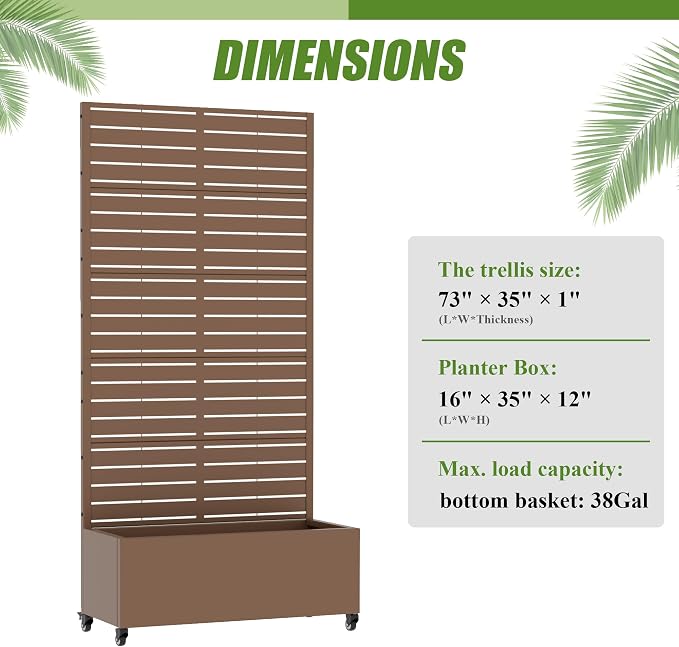 Brown-Louvered