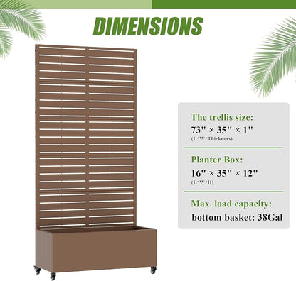 Brown-Louvered