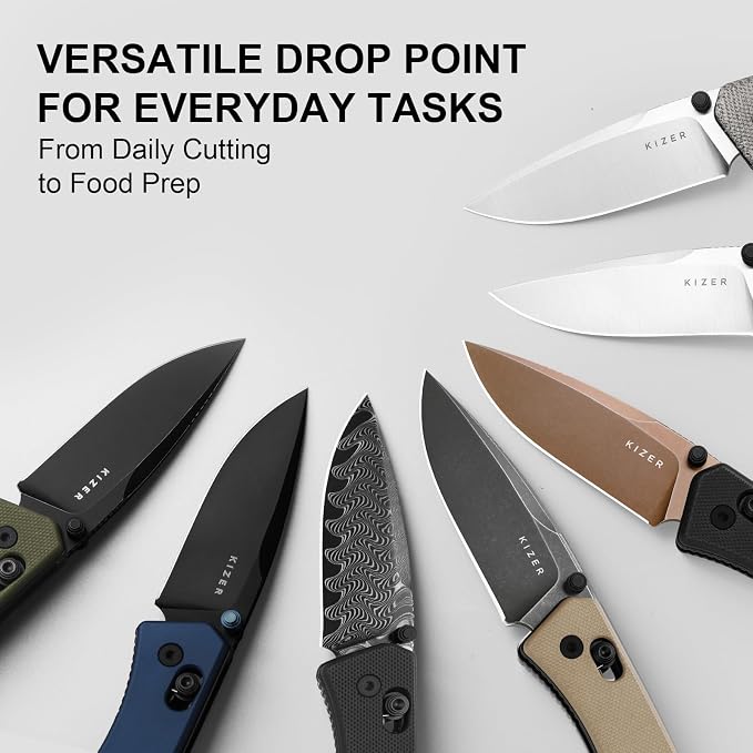 D2 Steel+Black G10 Handle