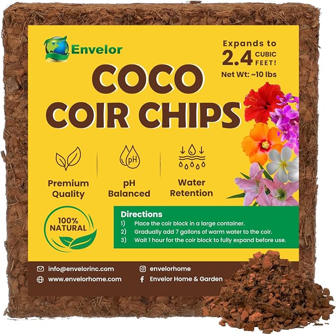 Coco Chips - 10 lb (2.4 Cu. Ft.) - 1 Pack