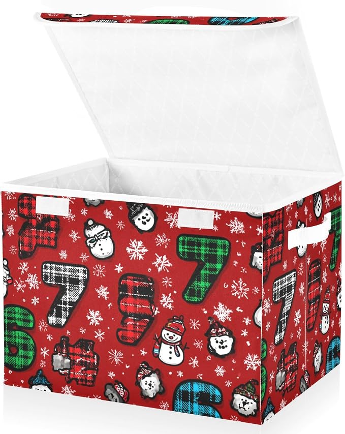 Christmas Red 67 Snowflakes Snowmen