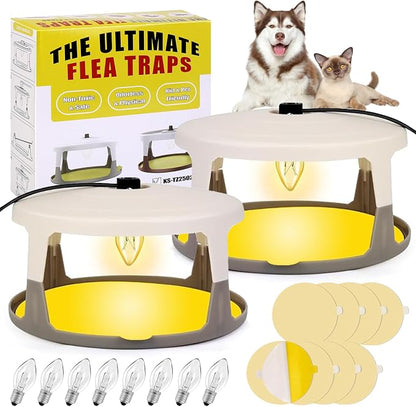 Grey Flea Trap x 2