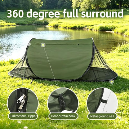 Green Double Mesh
