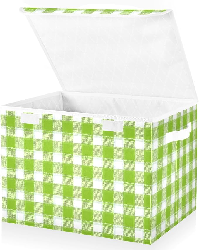 Spring Green Gingham Checker