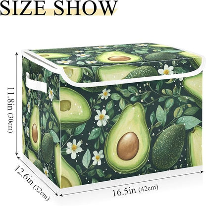 Dark Green Avocado Daisy