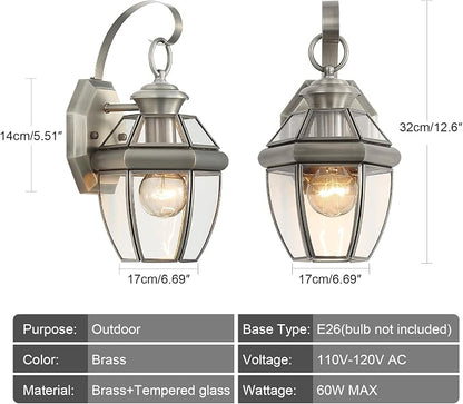 Brushed Nickel - 2 Pack