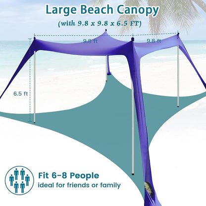 Sapphire Blue (10x10 FT 4 Pole)