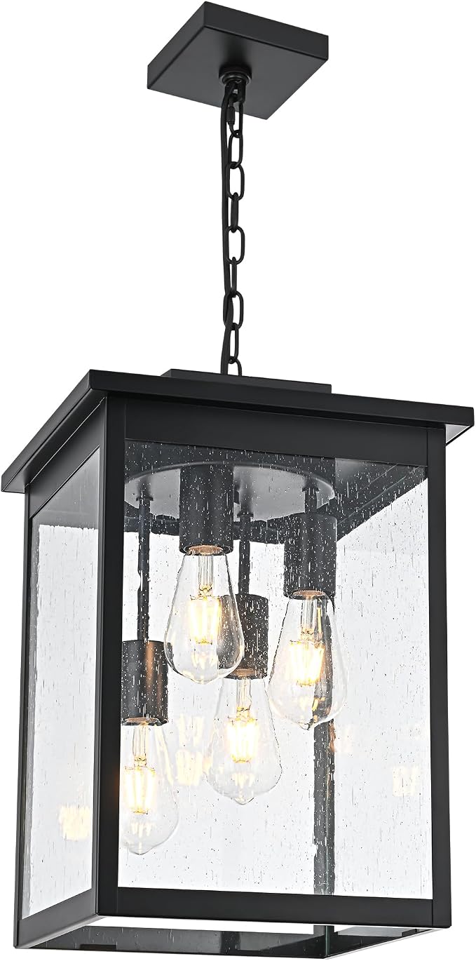 Seeded Glass, Black