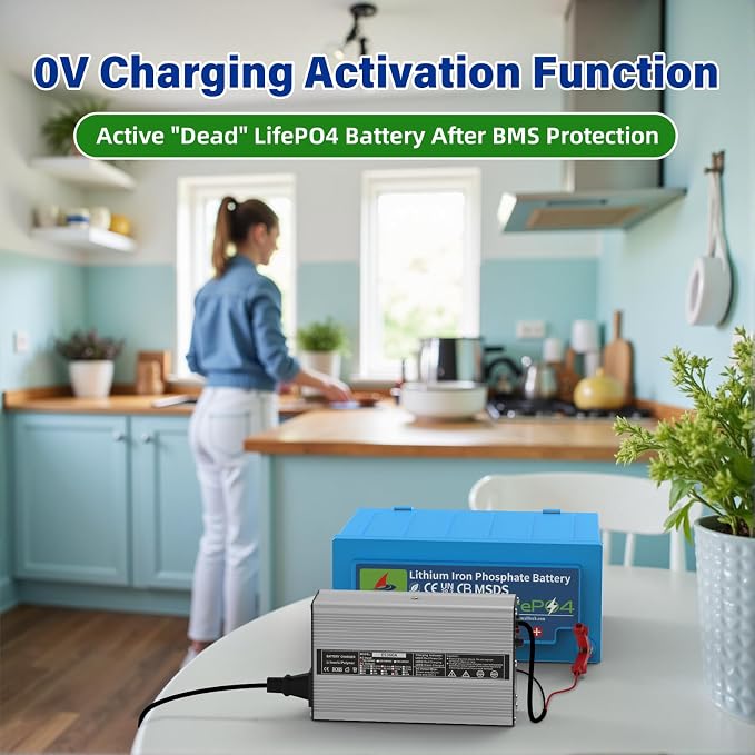 58.4V 5A Charger-Silvery