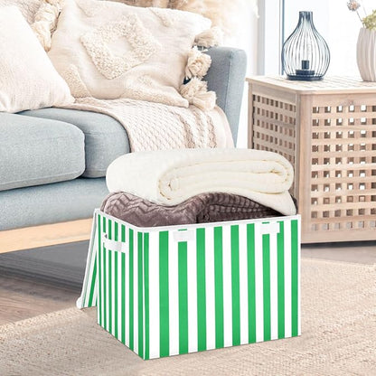 Green Christmas Stripe