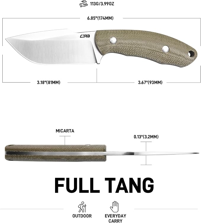 Green/Micarta Handle