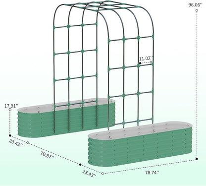 Green w/ Arch Trellis