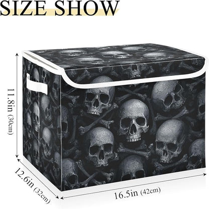Black and Grey Pirate Skulls