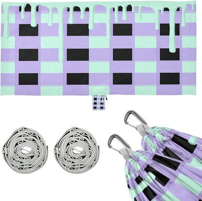 Mint Lavendar Plaid