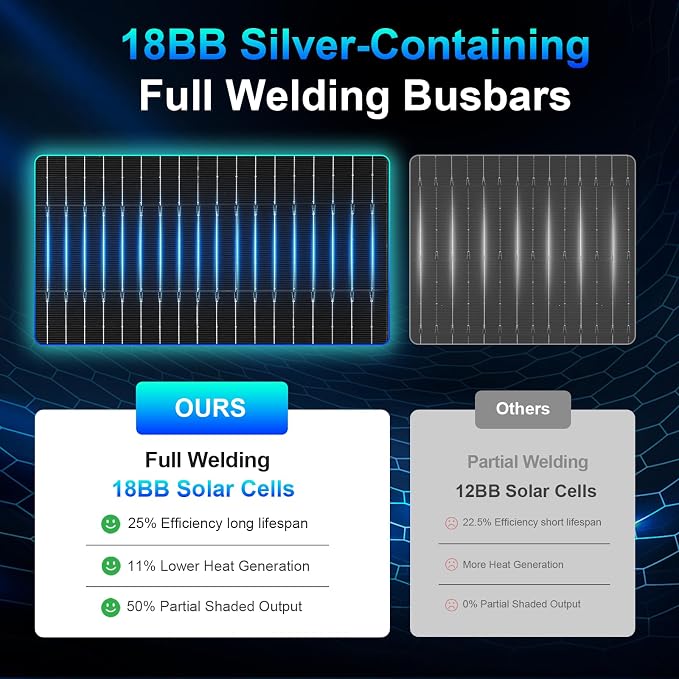 Bifacial 100W