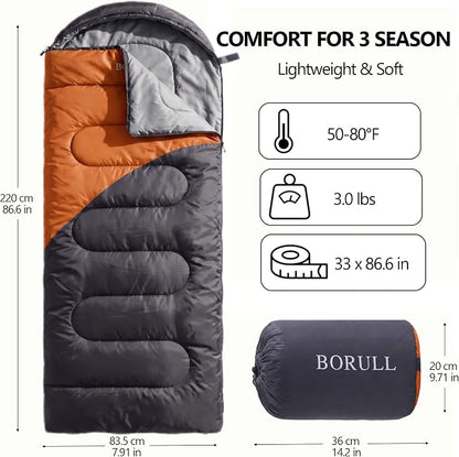 3lb-Orange & Light gray(L Zip)
