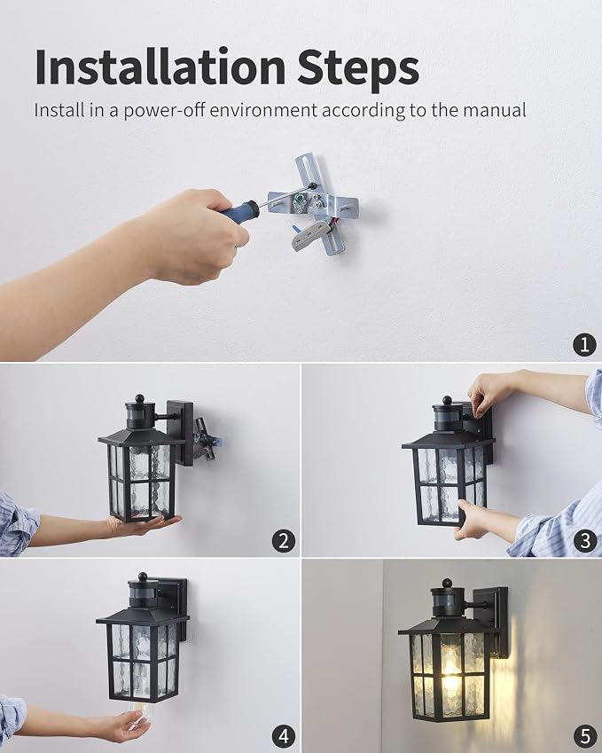 Black-Motion Sensor (2 Pack)