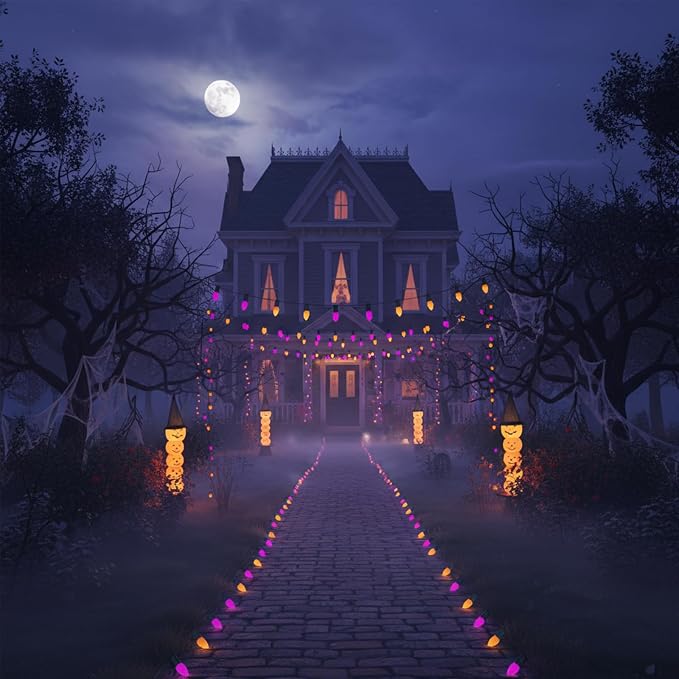 LED-Orange Purple Lights
