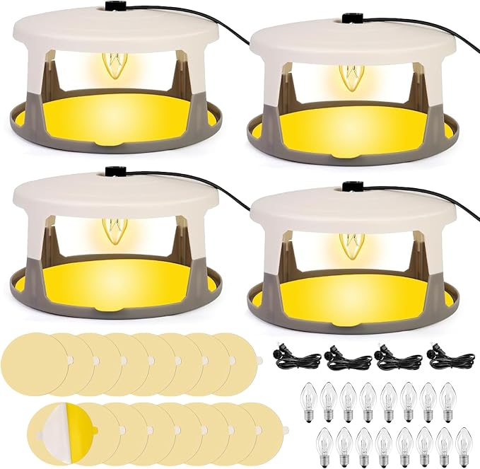 Gray Flea Trap x 4