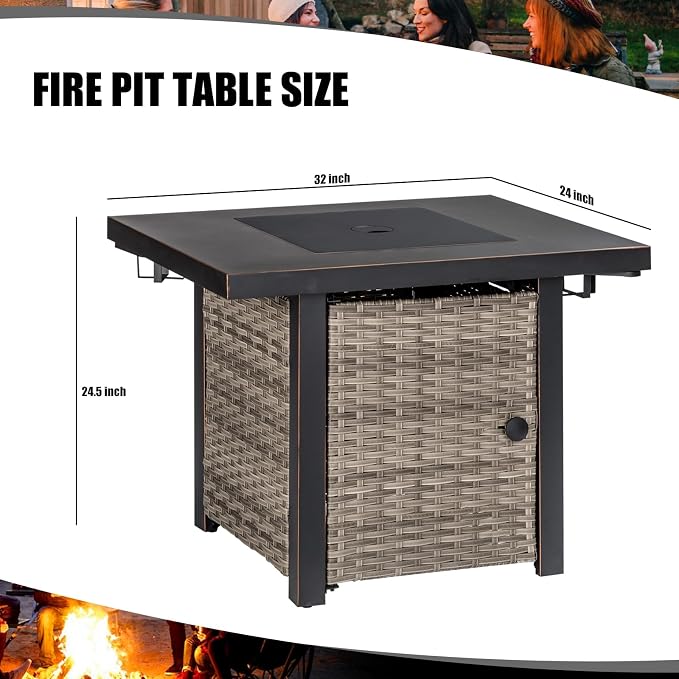 Black+Grey Rattan