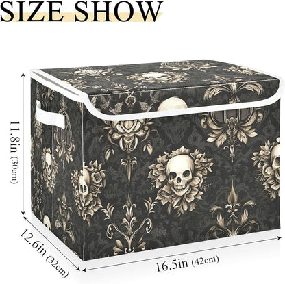 gothic brown skulls