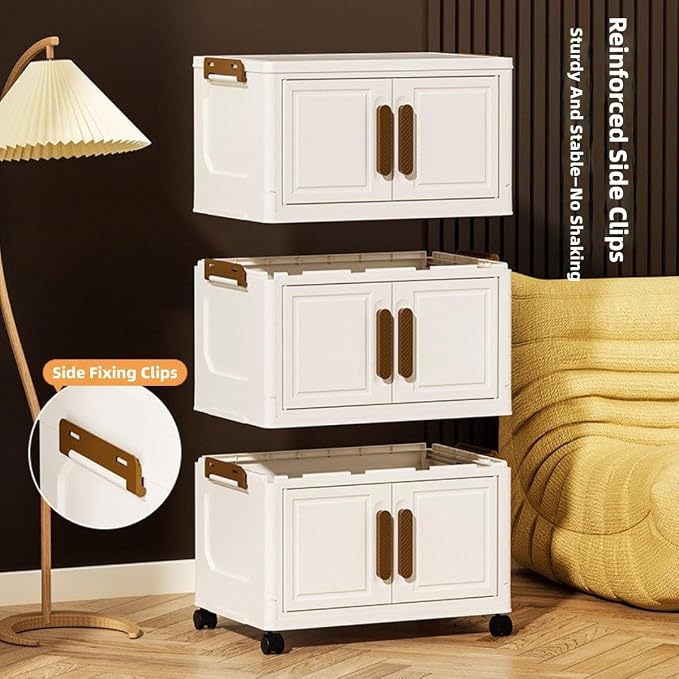 Double Door, 32cm Width, Milky White