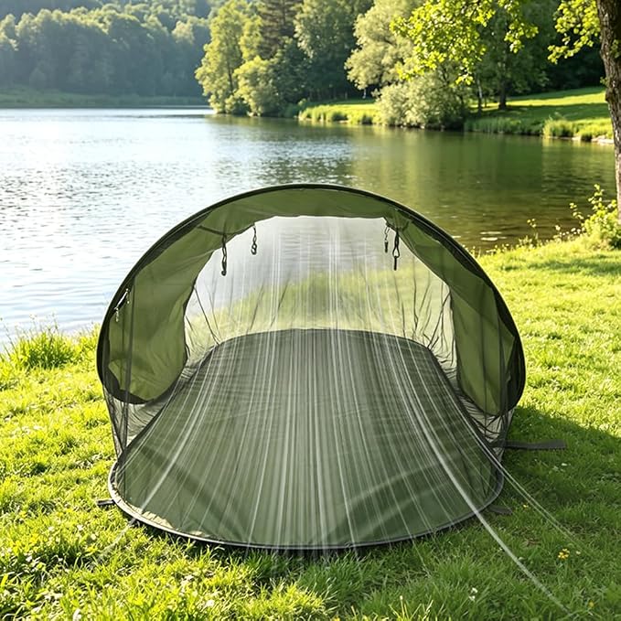 Green Double Mesh