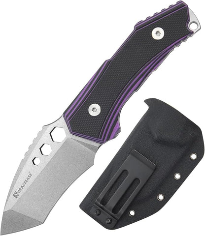 Purple-handled Stone Washed Blade