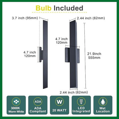 2 Pack Textured Black