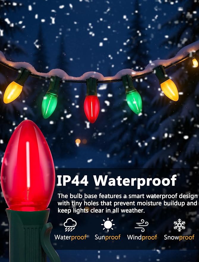 LED-Frosted White Red Green