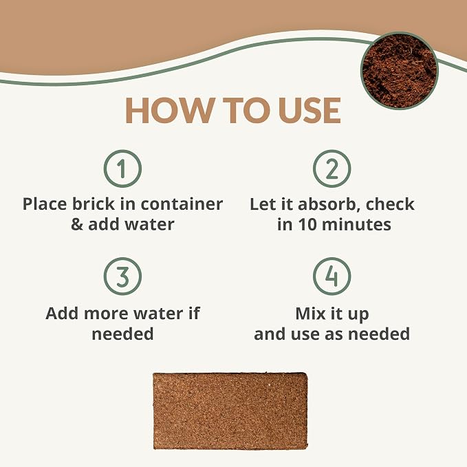 Coco Coir 650gm (20 Bricks)