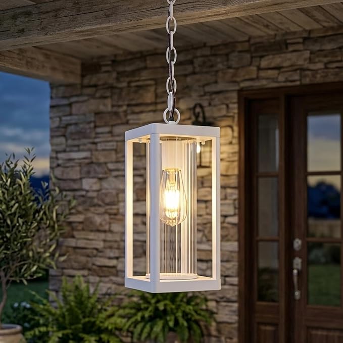 A548-Stripe Glass & White
