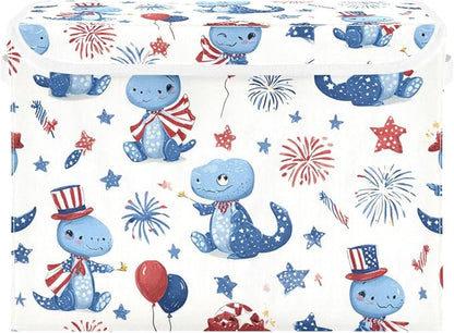 Blue Dinosaurs Stars Balloons Fireworks