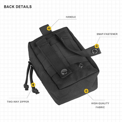 BLACK - MINI POUCH (2PCS)